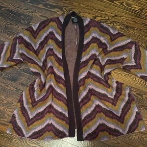 Urban outfitters Chevron Patterned Open Front cardigan